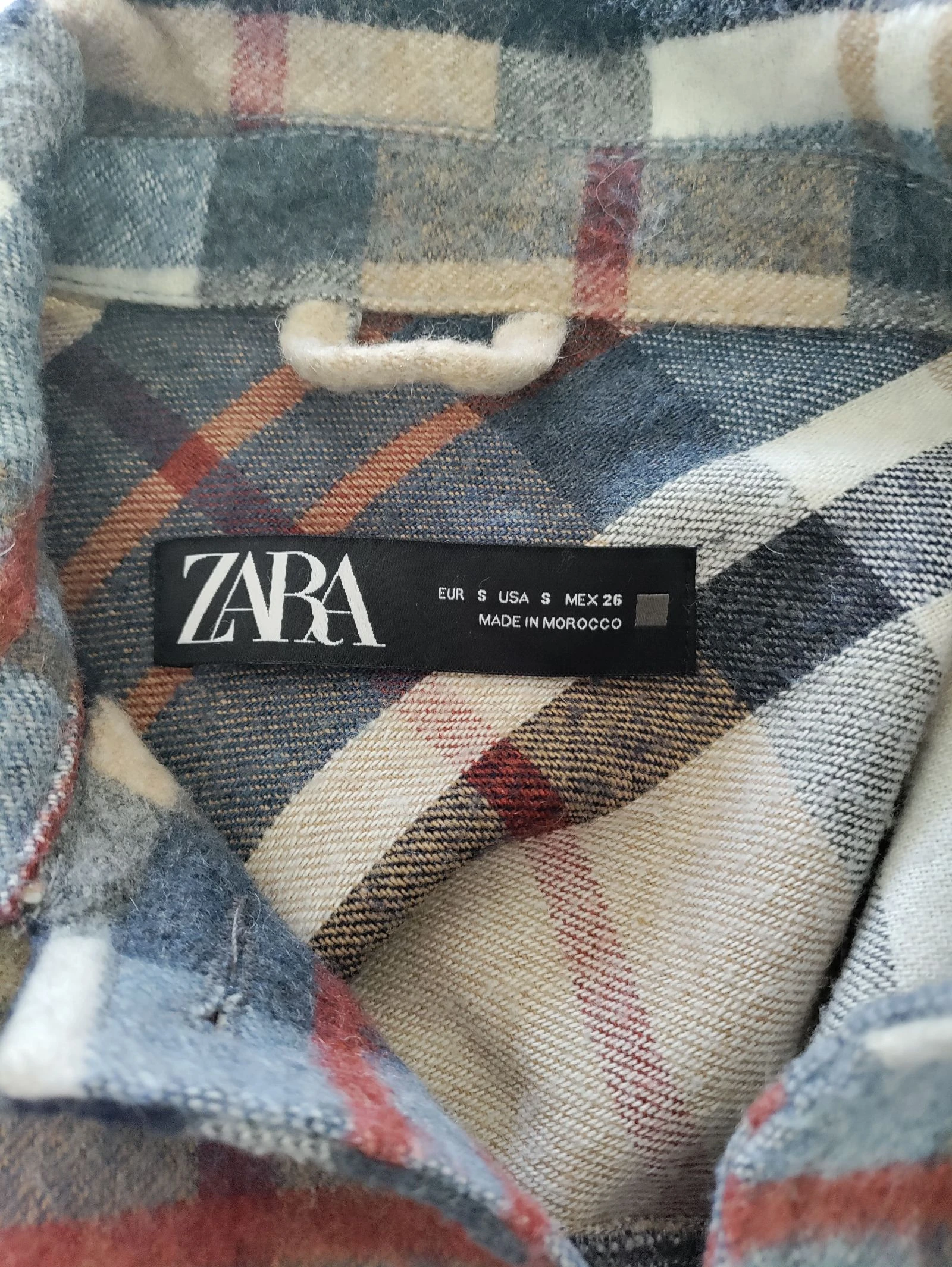 Sobrecamisa de cuadros Zara Woman talla S amplia (sirve M) – photo 7
